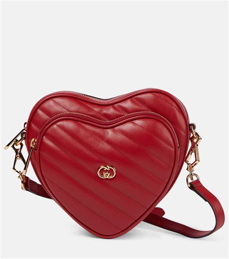 gucci red heart waist bag|kardashian Gucci belt bag.